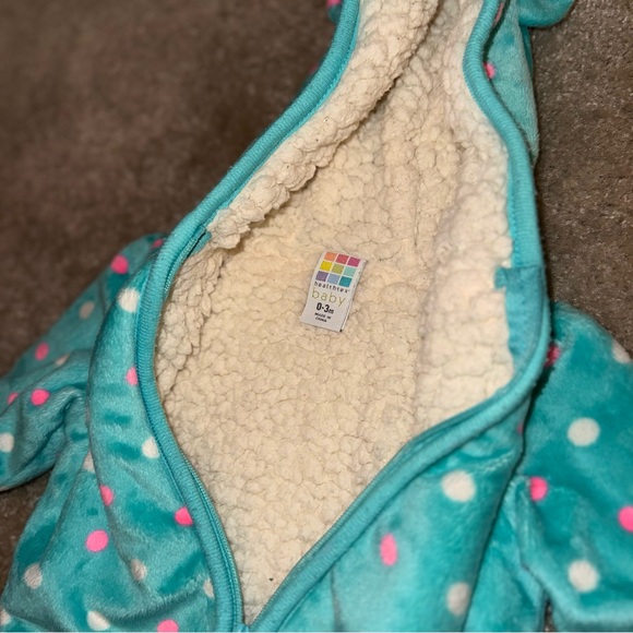 Healthtex Teal Polka Dot Kids Jacket - Picture 2 of 3